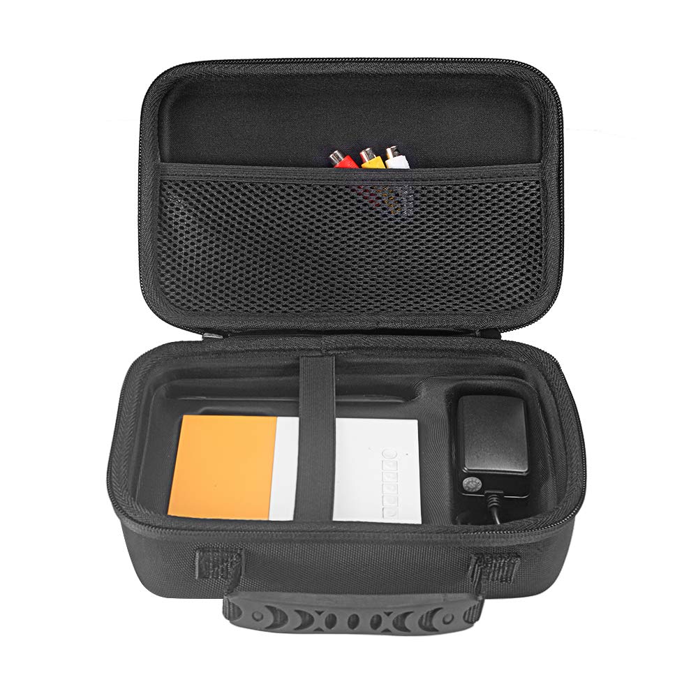 Hard Case for Vamvo YG300 pro Mini Projector/Meer Mini Projector Protective Case Travel Carrying Bag Waterproof Shockproof Case