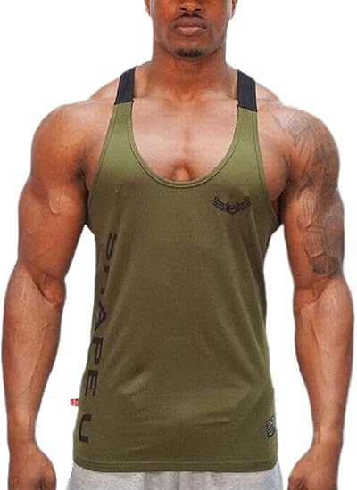 Amazon Fly Year Jp メンズファッションスポーツトレーニング印刷固体カラータンクトップジムtシャツ Tシャツ カットソー 通販