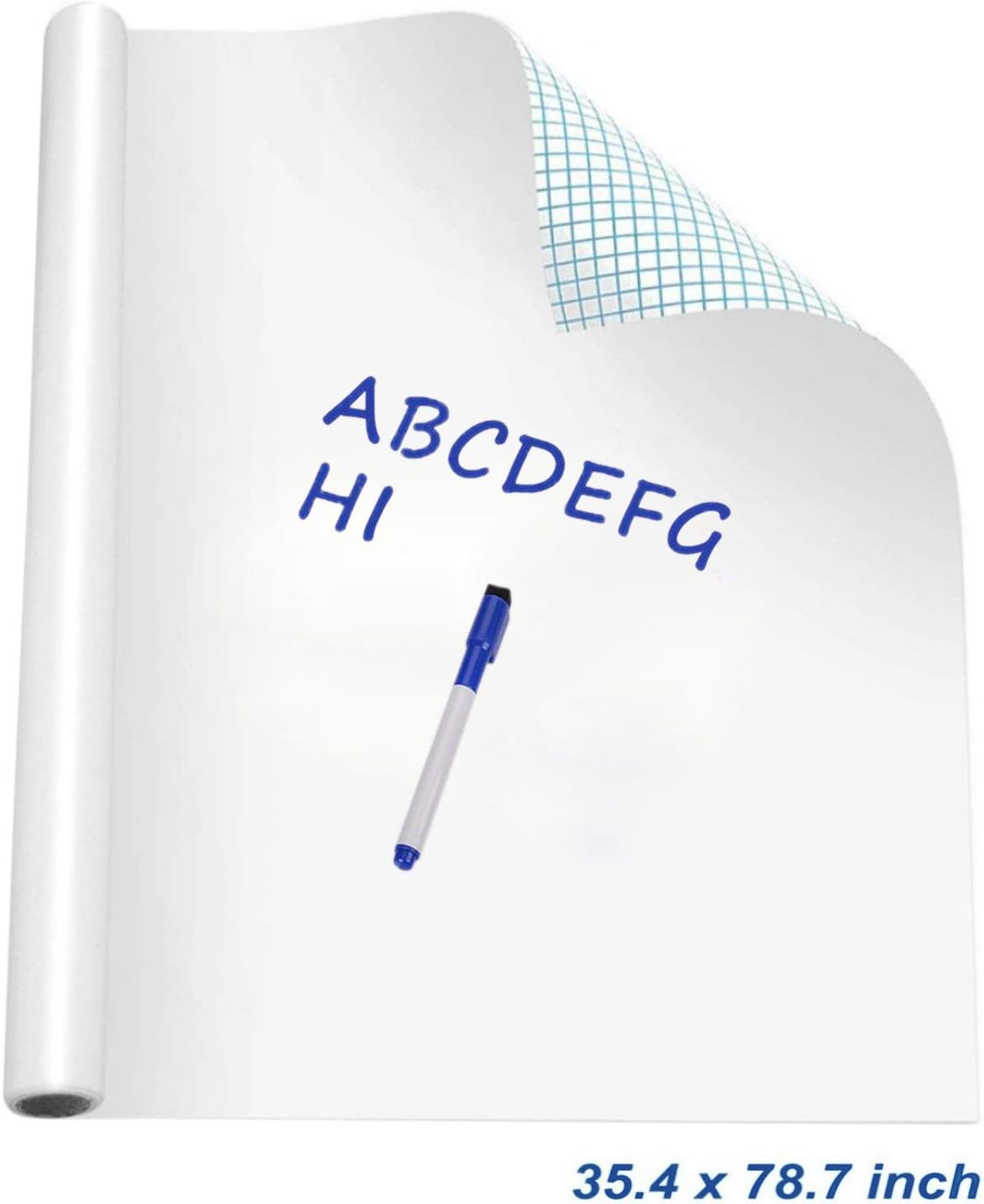 Linian Whiteboard Sticker Self Adhesive Whiteboard Paper for School/Office/Home 200 X 45cm - Image 3