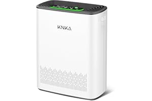 KNKA Air Purifiers for Home Large Room Bedroom Up to 2325 Ft², Washable Filters, Air Quality Monitor, Turbo Mode, Auto & Sleep Modes, HEPA Air Cleaner for Smoke, Dust, Pet Hair, Pollen (APH3000)