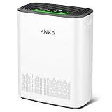 KNKA Air Purifiers for Home Large Room Bedroom Up to 2325 Ft², Washable Filters, Air Quality Monitor, Turbo Mode, Auto & Sleep Modes, HEPA Air Cleaner for Smoke, Dust, Pet Hair, Pollen (APH3000)