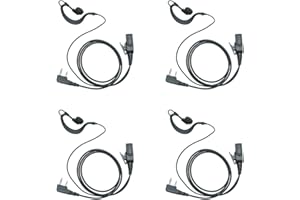 Sarcia Walkie Talkie Earpiece with Mic PTT Compatible with Baofeng UV-5R UV-82 BF-888S Kenwood NX-1200 NX-1300 TK-2107 K1 Wou