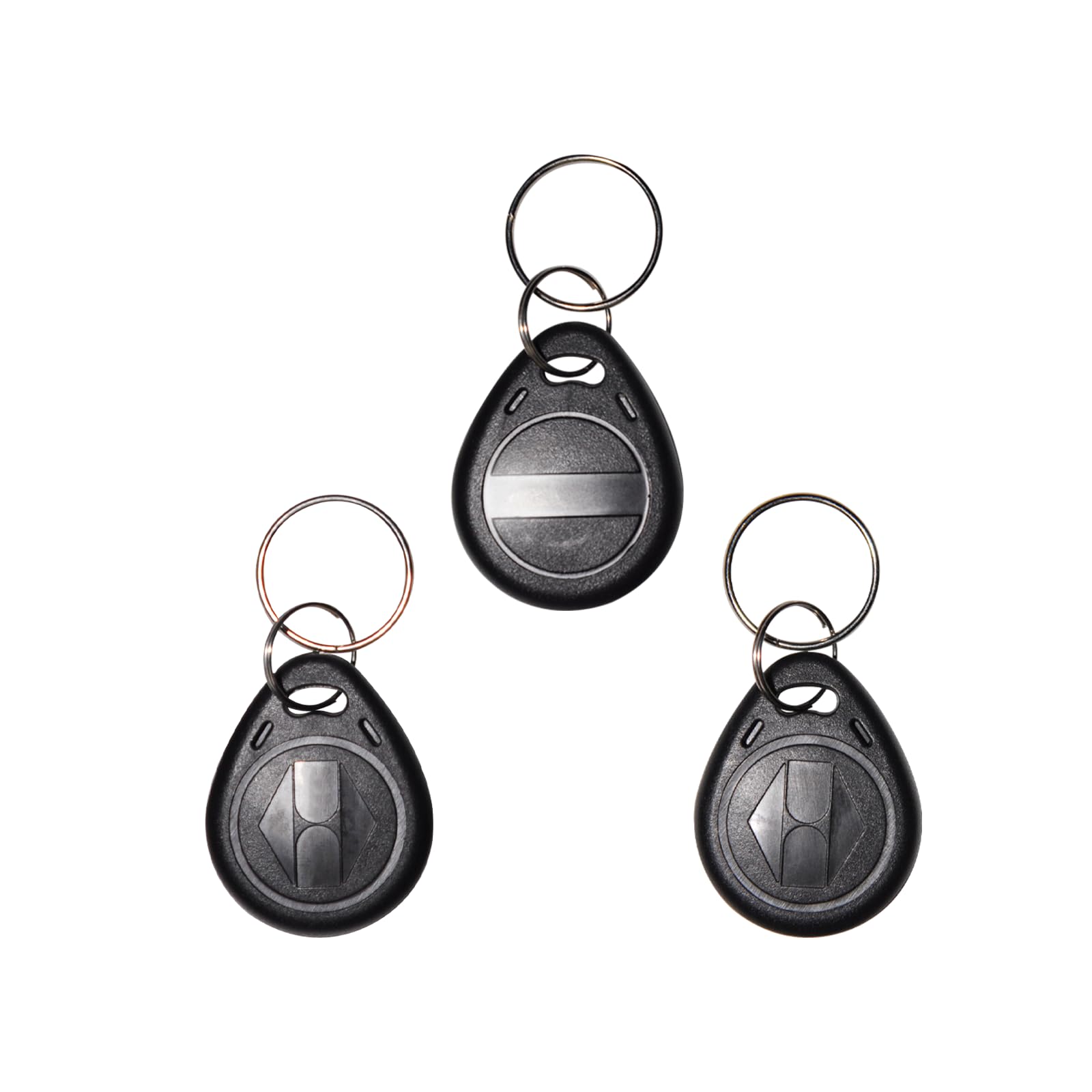 Photo 1 of 125KHz RFID Proximity ID Card Key Tags Writable rewritable T5577 fob tag(Pack of 3) (Black)