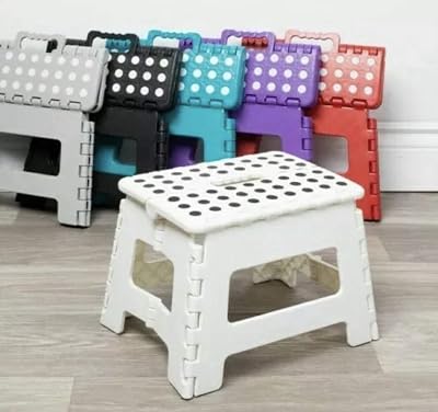 Marksman Folding Step Stool Black 23 x 19 x 19 cm 300 lb Capacity