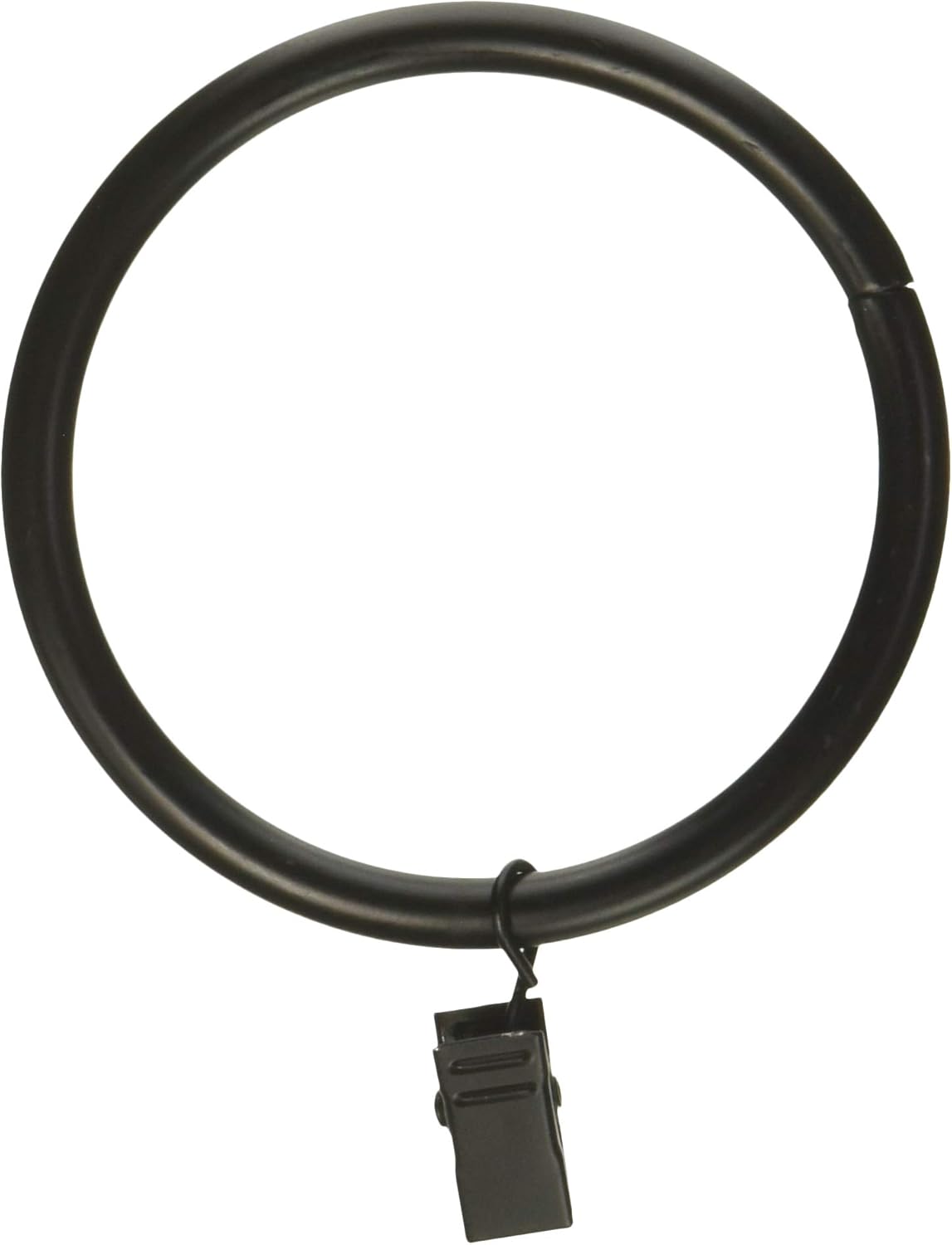 Amazon Com Rod Desyne 2 1 2 Inch Curtain Rings W Clip Black