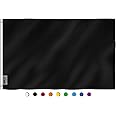 ANLEY Fly Breeze 3x5 Foot Solid Black Flag - Vivid Color and Fade Proof - Canvas Header and Double Stitched - Plain Black Flags Polyester with Brass Grommets 3 X 5 Ft