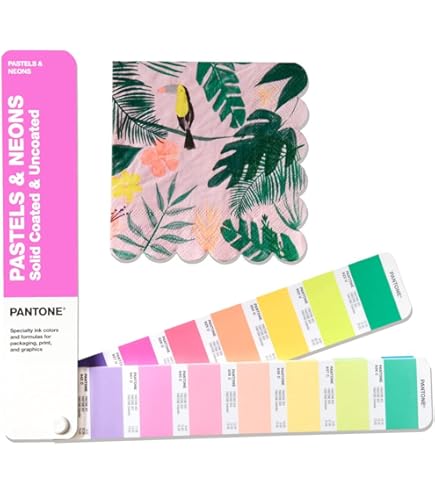 Amazon.com: PANTONE | PASTELS & NEONS CHIPS | COATED