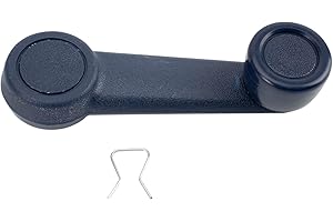 TRQ Window Crank Handle Compatible with 1990-2009 Mazda 3 323 Miata MX-3 Protege