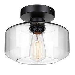 MAXvolador Industrial Semi Flush Mount Ceiling