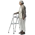 VEVOR Folding Hemi Walker, One Arm Folding Walker for Seniors with 6-Level Adjustable Height, Lightweight Aluminum | Side One-Hand Style Mobility Aid for Elderly Handicapped Disabled, Up to 350LBS