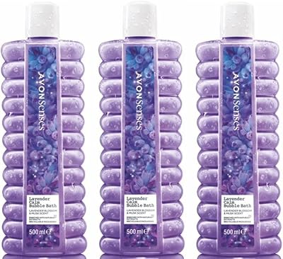 Avon Bubble Bath Lavender 500ml Three Bottles