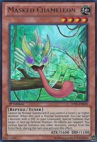 Yu-Gi-Oh! - Masked Chameleon (JOTL-EN038) - Judgment of the Light - Unlimited Edition - Ultra Rare
