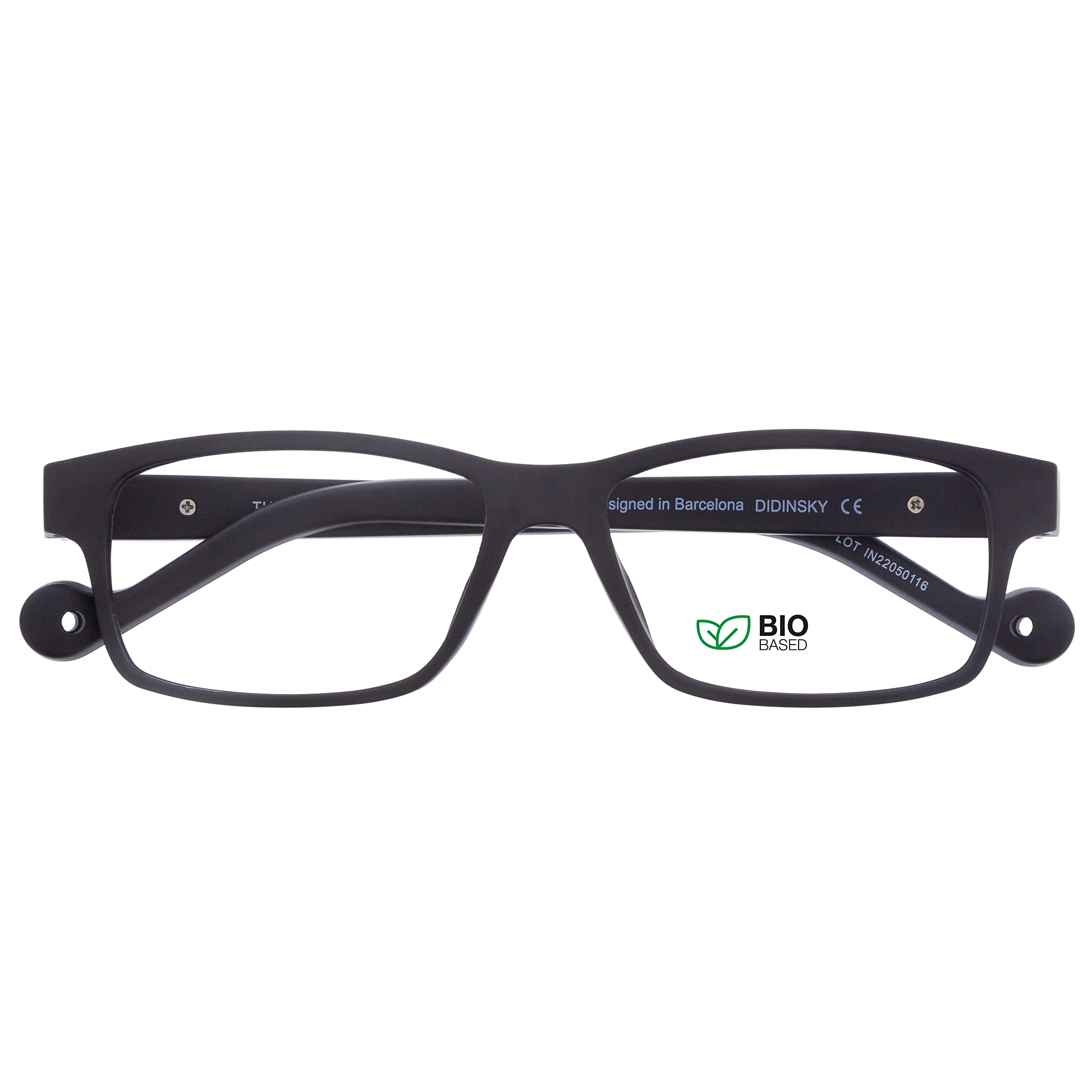 DIDINSKY CherryDIDINSKY readers presbyopia reading glasses anti blue light for men and women. Rubber touch, flexible temples and anti-reflective lenses. Graphite +2.0 - THYSSEN BIO