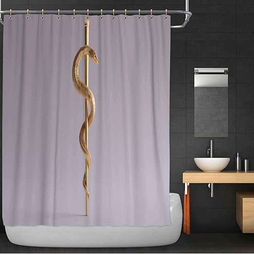 Amazon Com C Coaballa Gold Medical Serpent Symbol Rod Of