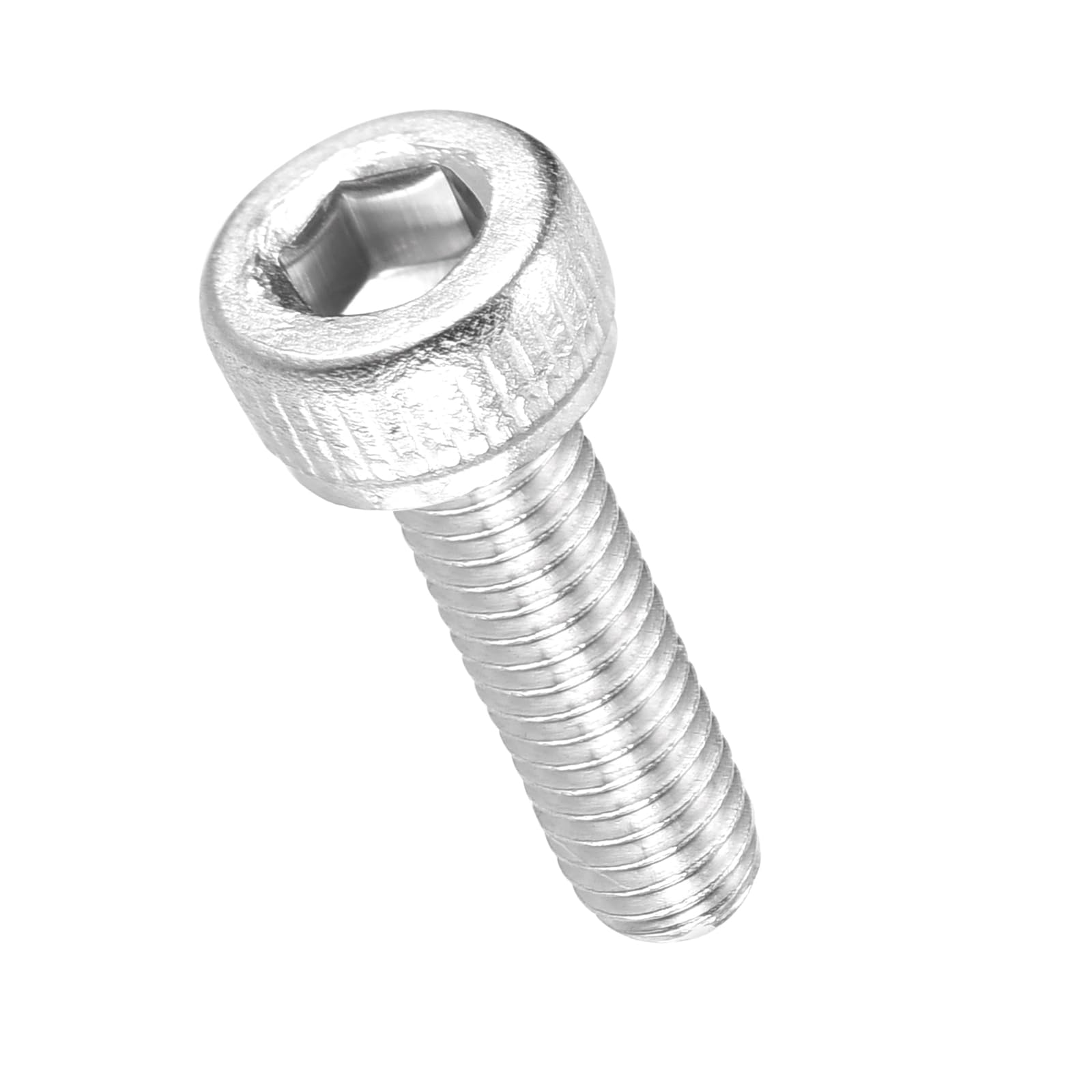 METALLIXITY Socket Head Cap Screw(M3-0.5x10mm)100Pcs, 304 Stainless Steel Allen Socket Drive Metric - Machine Internal Hex Screw UNC Coarse Thread, Silver Tone