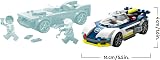 LEGO City Police Car and Muscle Car Chase 60415 Toy Set with Minifigures view 8