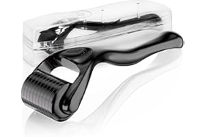 Derma Roller 1MM Black Portable for Home Use