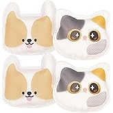 Boo Boo Ice Packs, Kids Ice Pack, Relieve Joints, Fever, Teething Pain, Reusable, Shaped Ice Pack, Hot and Cold Compress Ice Packs (4PCS)