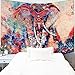 CHICVITA Elephant Tapestry Wall Hanging Decor Indian Home Hippie Bohemian Tapestry for Dorms, 78