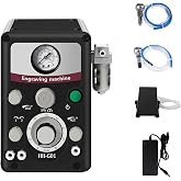 HAADID Pneumatic Jewelry Engraver Machine, Dual Head, 400-8000 RPM | Dual-head air engraver for jewelry, metalwork, gold, silver, brass and craft detailing