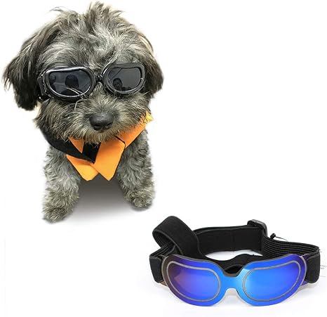 Download Enjoying Bundle With 2 Of Small Dog Goggles For Small Breed Dogs Cats Apparel Accessories Pet Supplies Emosens Fr