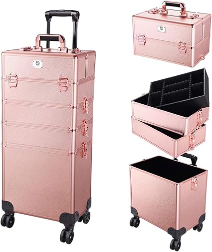 Byootique Rose Gold 4in1 Rolling Makeup 