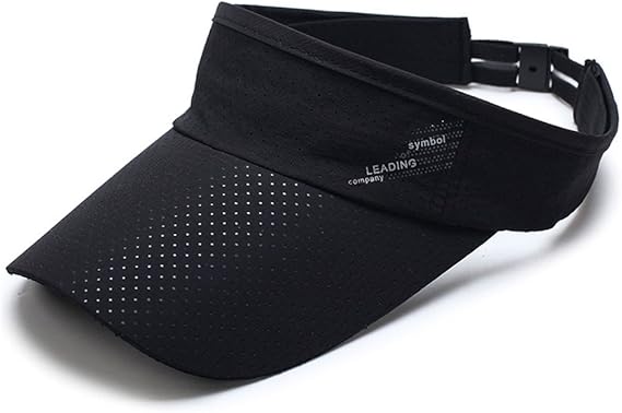 Amazon サンバイザー 吸汗速乾 Uvカット 日焼け防止 スポーツ メンズ レディース 紫外線対策 軽量 ランニング キャップ メッシュ ブラック 帽子 通販