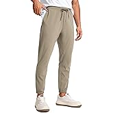 CRZ YOGA 4-Way Stretch Athletic Joggers for Men 28" - Track Golf Gym Workout Hiking Pants with Pockets