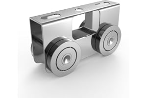 SD FACTORY Trolley Assembly 4 Wheel Light Duty for Use with All 1-5/8" or Taller Strut Channel,Electro-Galvanized Zinc (1)