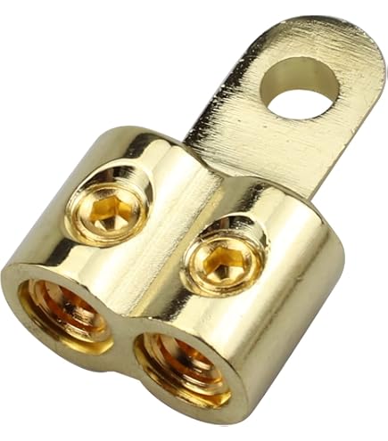 1/0GA To 5/16" Ring Pro Series Ring Terminal 25 Pack Red