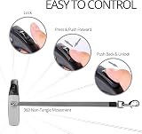 CFMOUR Retractable Dog Lead 5m 20kg Grey Heavy-Duty Extendable Nylon Tape Leash view 4