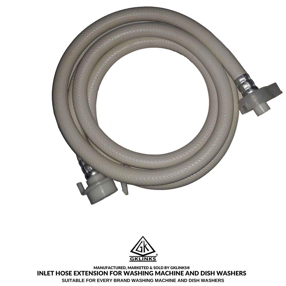 GKLINKS Flexible Inlet Hose Extension Pipe for Front and top Load Fully