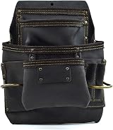 OX Pro 4 Pocket Pouch Dual Hammer Holders Tool Belt Work Organizer view 4
