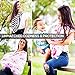 SIKONI Privacy Nursing Cover, Multi Use: Maternity Breastfeeding Fashion Scarf, Stroller Cover, Baby Carseat and High Chair Cover | Unisex Color 