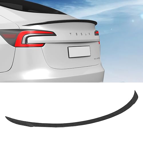 Spoiler Posteriore Per Tesla Model Y 2020-2025 - In ABS, Nero Opaco, Adesivo Incluso, Migliora Aerodinamica