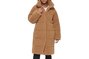 Levi's Womens Patchwork Quilted Teddy Coat