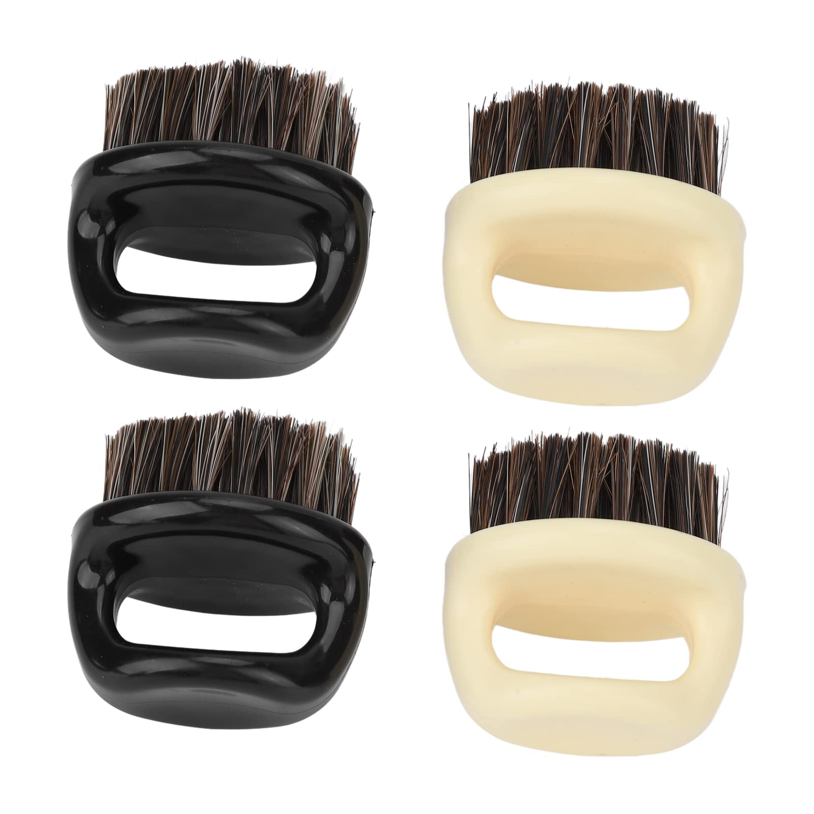 4pcs Knuckle Brush Beard for Men Styling Mustache Knuckle Brush Soft Bristles Sweep Beard Male Barber Brush Barber Brushes Barber Brush Neck Duster