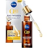 NIVEA Q10 Anti Wrinkle Specialist Dual Action Face Serum for Women, Anti Aging Day Serum with Pure Q10 to Effectively Prevent