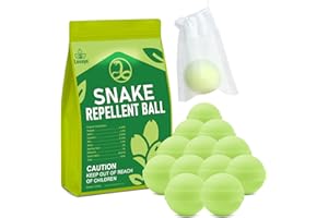 Lousye 12 Pack Snake Repellent for Yard Powerful, Snake Away Repellent for Outdoors, Moth Balls for Snakes, Pet Safe Snake be Gone for Lawn Garden Camping Fishing Home to Repels Snakes and Other Pests