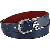 Tommy Hilfiger womens Two-in-one Reversible Slim Width Casual Leather Belt for Jeans, Trousers and Dresses