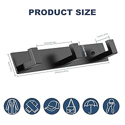 PMMASTO Coat Rack Wall Mount, Coat Hooks Wall Hooks