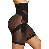 PAUKEE Tummy Control Shapewear Shorts for Women Butt Lifting Body Shaper Shorts High Waisted Seamless Girdles Under Dress