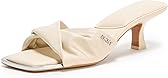 DKNY Womens Jolaine Twist Heel Sandal Mule