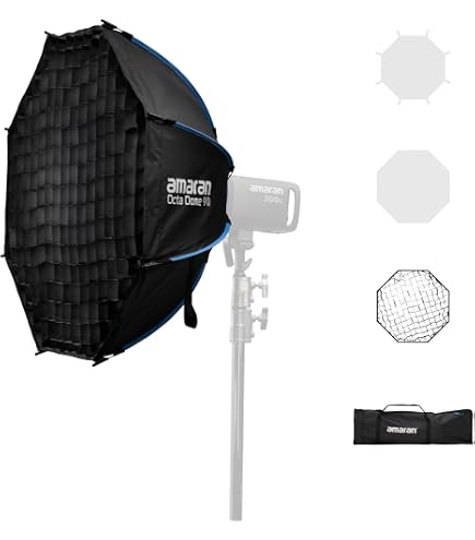 amaran Light Dome 90 Softbox,Quick-Release Bowens Mount Soft Light