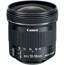 Amazon.com : Canon EF-S 10-18mm f/4.5-5.6 is STM Lens, Lens Only 