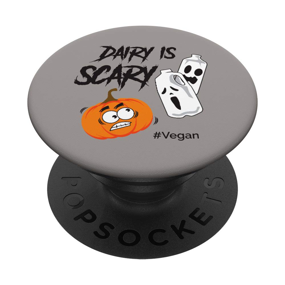 Dairy Is Scary Vegan Halloween PopSockets Swappable PopGrip