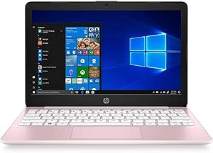 2020 HP Stream 11.6 inch Laptop Computer Intel Celeron N4020 Upto 2.8 GHz, 4GB RAM, 32GB eMMC Storage, Windows 10 Home, 13Hr Battery Life, Office 365 1Year, (Rose Pink)