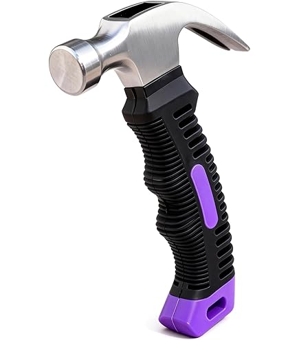 Mr. Pen- Claw Hammer, 8oz, Purple, Magnetic | Small Claw Nail