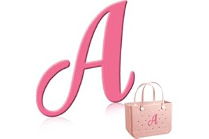 Alixumiss Decorative Lettering Charms for Bogg Bag, Alphabet Lettering Accessories, Decorative Bogg Bag Charms Insert Alphabet Lettering, Alphabet 3D Letters for Personalizing Handbag DIY