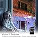SeresRoad Blue&Red Waterproof Christmas Laser Lights with Thousands of Star Projection Show Laser Lamp for Outdoor Landscape Thanksgiving Holiday House Tree Lawn Garden Decoration w/Wireless Remote